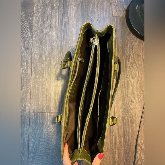 COACH Olive Green Suede Purse (Used) - Picture 13 of 13